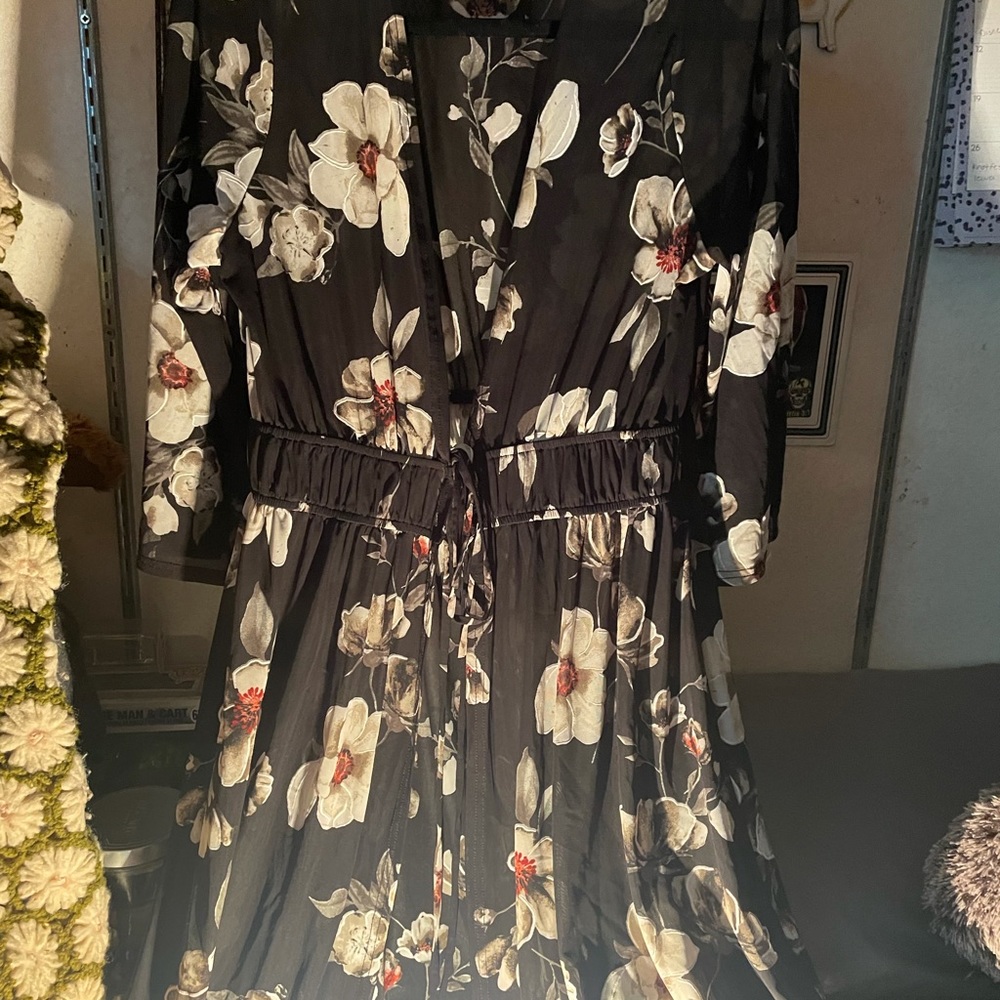Floral dress cover up